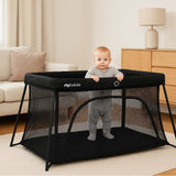 Cuna de viaje MBTC2 Air-Light negro – foto de ambiente