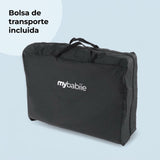 Cuna de viaje MBTC3 Air-Light negro – bolsa de transporte incluida