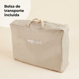 Cuna de viaje MBTC3 Air-Light marfil – bolsa de transporte incluida
