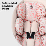 Silla de coche MBCS02 i-Size (40–87 cm) - Leopardo rosa