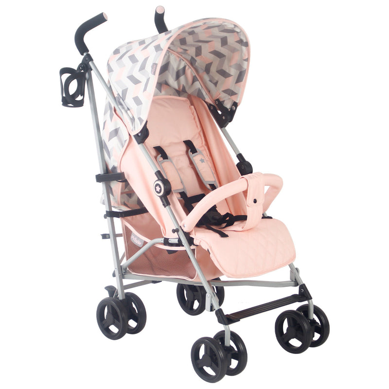 My Babiie MB02 Silla de Paseo Ligera - Rose y Gris
